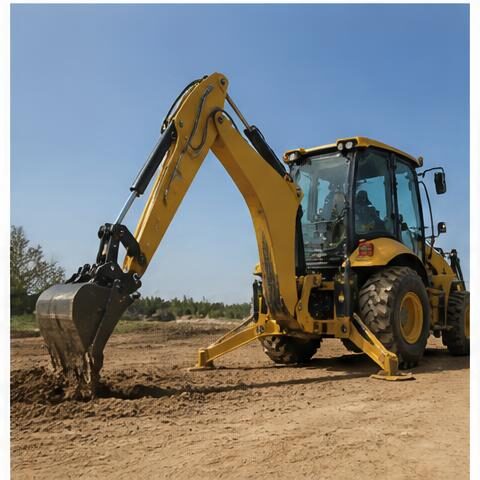 Backhoe Loader · Extendible Dipper