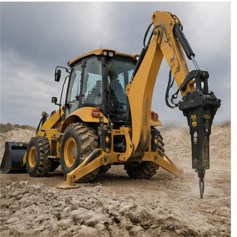 Backhoe Loader with Breaker Circuit